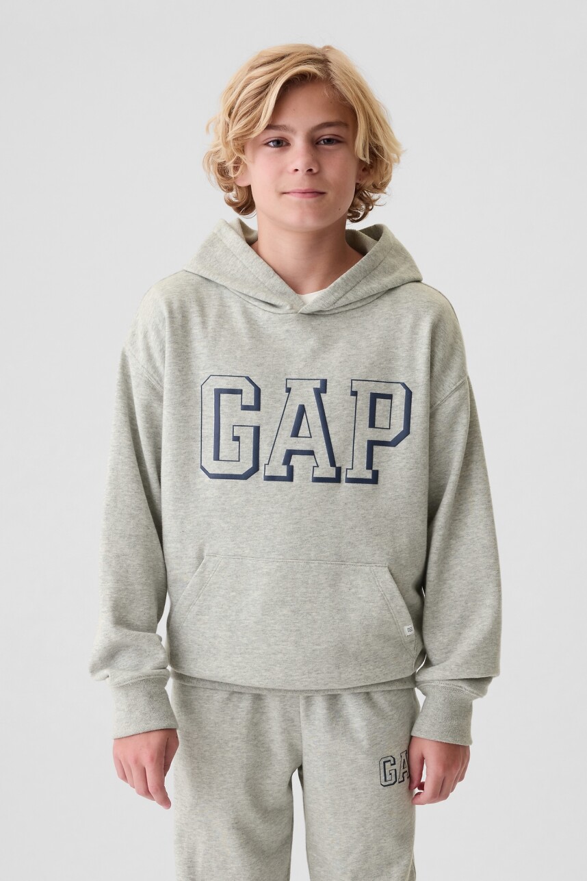 Canguro Logo Gap Niño Light Heather Grey B08