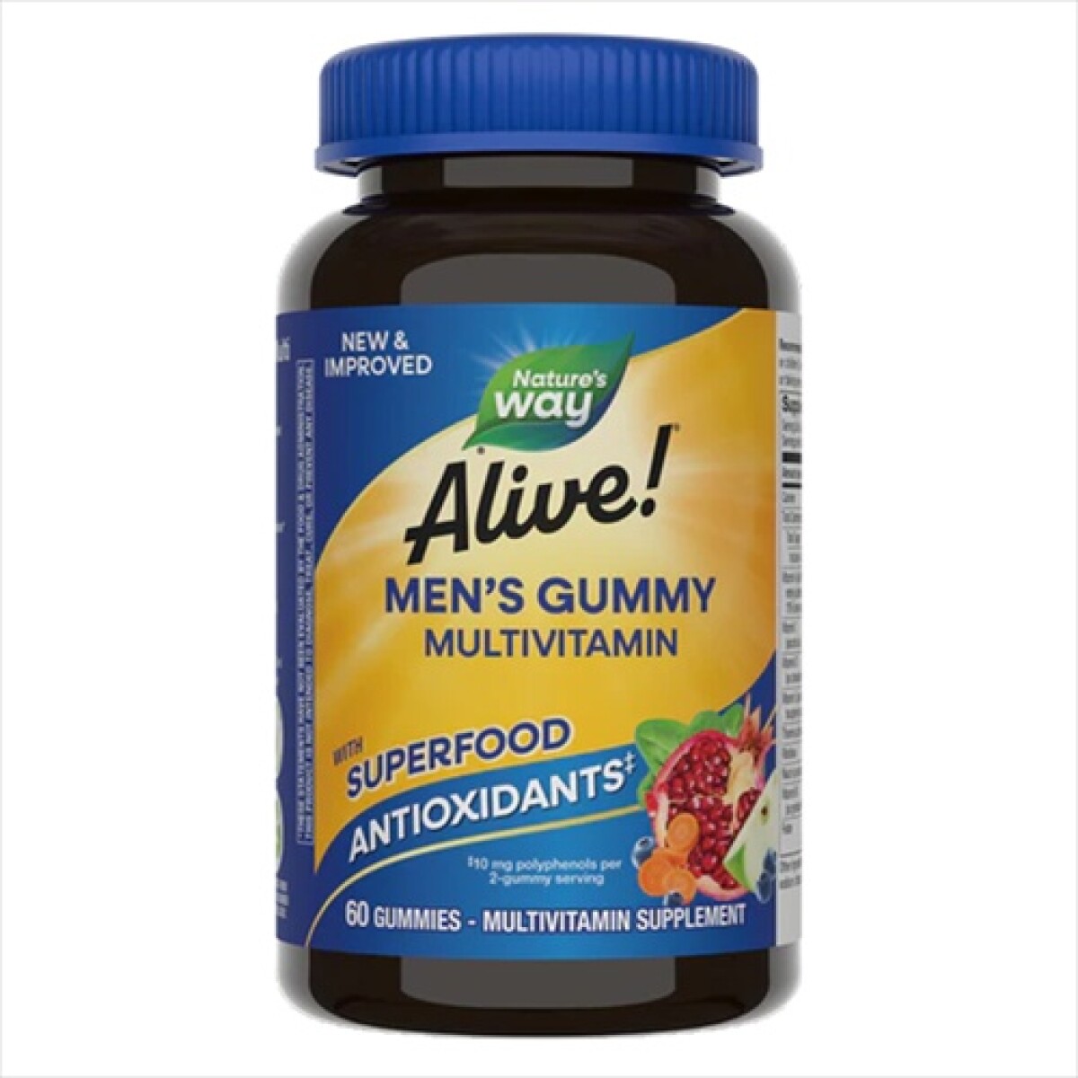 Nature´s Way Alive! Men´s Gummy Multivitamin 60 unidades masticables 