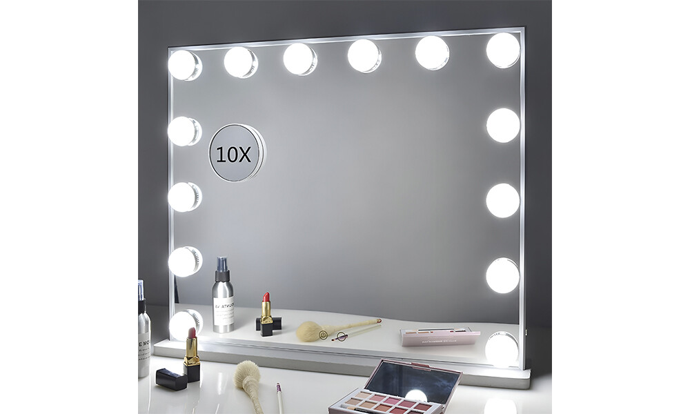 Espejo maquillaje 14 leds Espejo Maquillaje 14 Leds