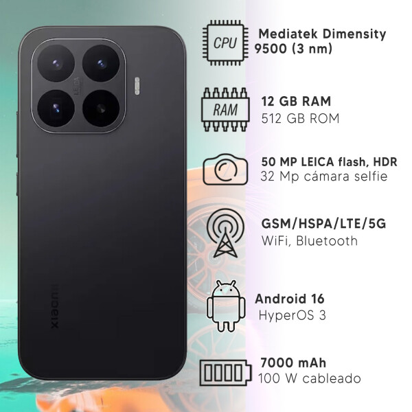 Xiaomi 17t Pro 12/512gb 5g + Regalo NEGRO