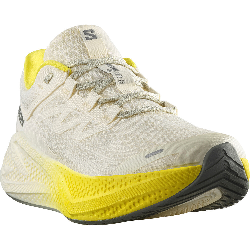 Zapatillas Running Aero Glide Hombre White/yellow