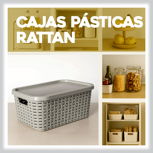 CAJAS PLÁSTICAS RATTAN