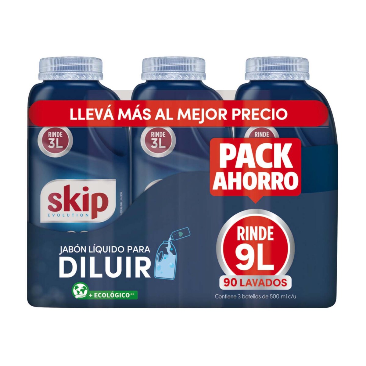 Skip liquido Para Diluir Be Lava Ropa Bo X3 