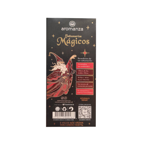 Incienso Linea Sahumerios Mágicos Aromanza Sándalo Hindú