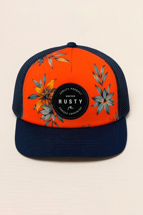 GORRO VISERA RENZO BOY RUSTY Rojo