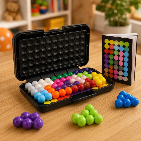Juego Kanoodle Puzzle 2D y 3D con 200 Desafíos Negro 1