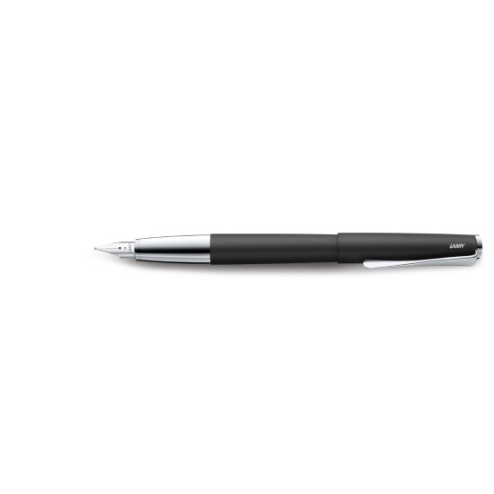 Lapicera Pluma Studio Negro TM, TF azul Lamy 0