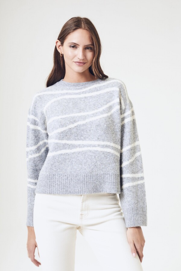Sweater Intarsia Celeste