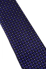 Corbata con pañuelo 8 cm MARINO