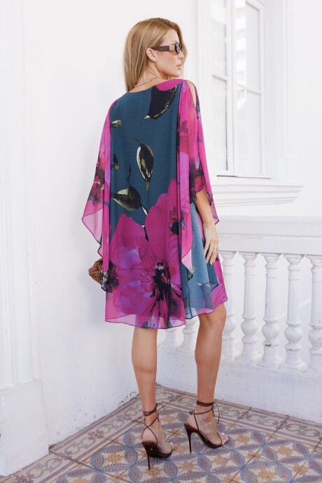 Vestido corto Maite Estampado
