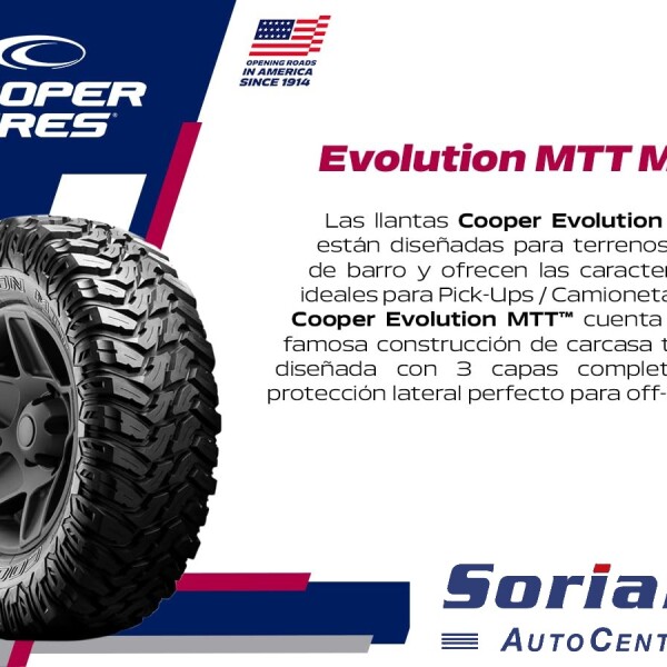 31x10.50 R15 COOPER EVOLUTION MTTT 31x10.50 R15 COOPER EVOLUTION MTTT