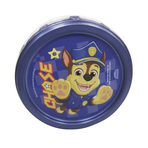 Pote Plástico Paw Patrol 300 ml con Tapa Rosca AZUL MARINO