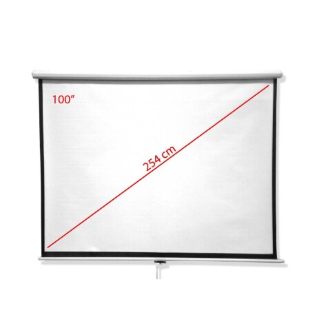 Pantalla 100" para Proyector Blanco Mate 001