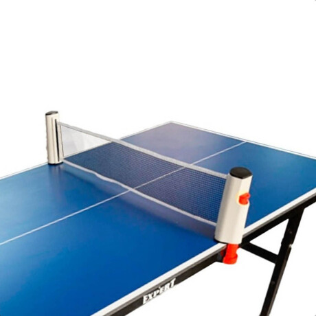 Mini Mesa De Ping Pong Reforzada + Red + Regalos Azul