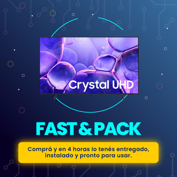 Fast&Pack Smart TV Samsung 50" Crystal U8000F UHD 4K + Instalación Fast&Pack Smart TV Samsung 50" Crystal U8000F UHD 4K + Instalación