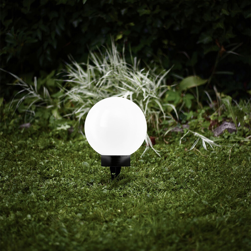 Globo solar LED c/ pincho Ø15cm luz cálida Z-SOLAR ILU01333
