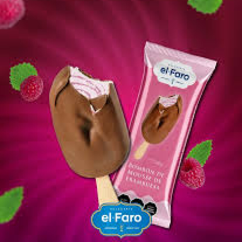 PALETA EL FARO MOUSSE FRAMBUESA PALETA EL FARO MOUSSE FRAMBUESA
