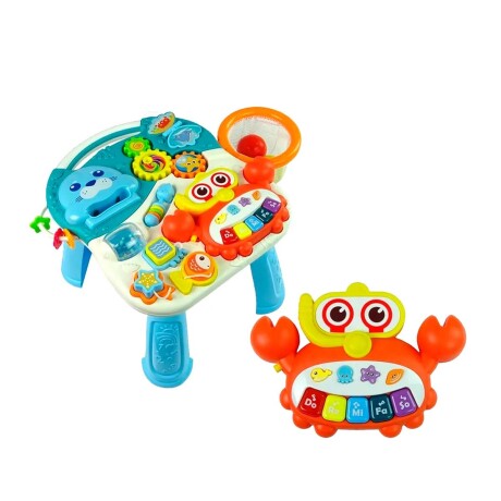 Caminador 4en1 Monopatín Buggy Mesa de Juegos Música Huanger Verde
