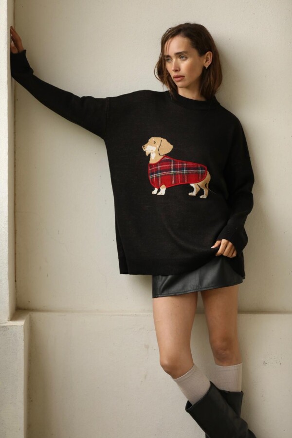 Sweater Salchicha Negro