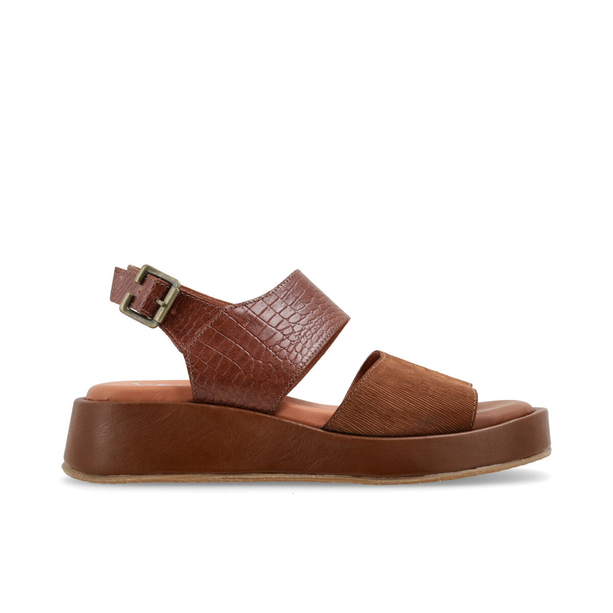SANDALIAS VENET - CUERO COPPOLA - MARRON 