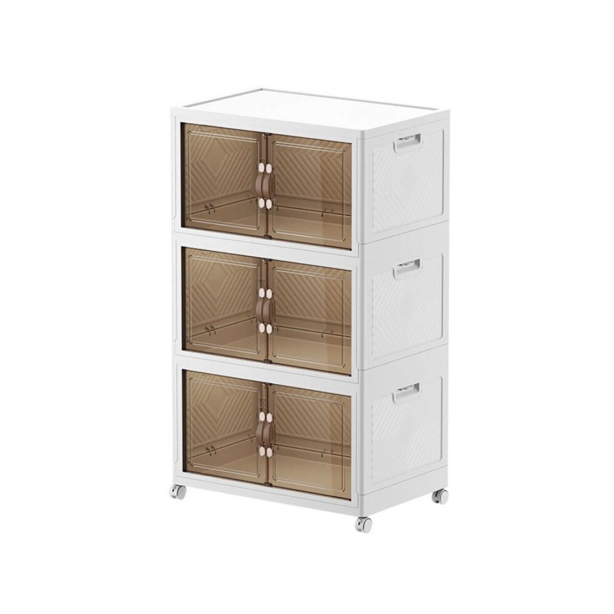 Armario Modular Plegable Con Ruedas Multiuso Apilable 240851 