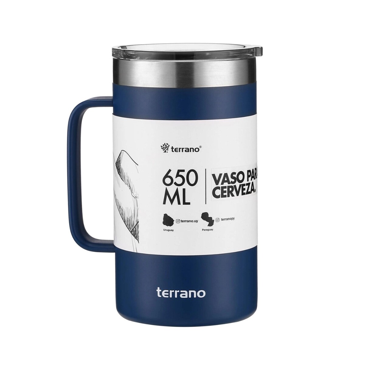 Jarra Térmica Terrano 650ML - AZUL 