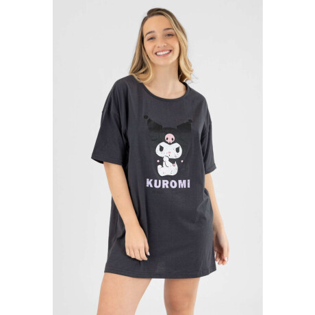 Kuromi dress Gris melange