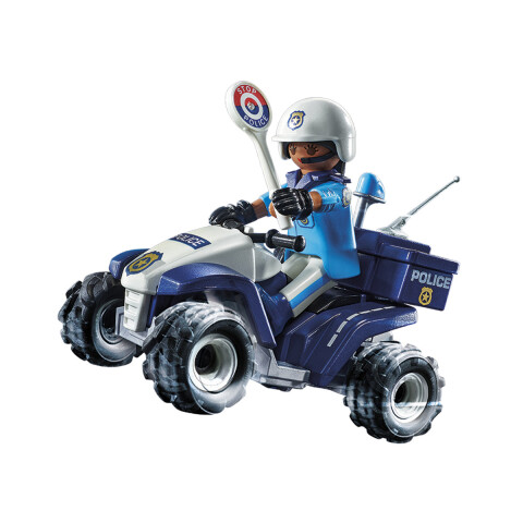 Policía con Motocicleta Playmobil 21 Piezas U