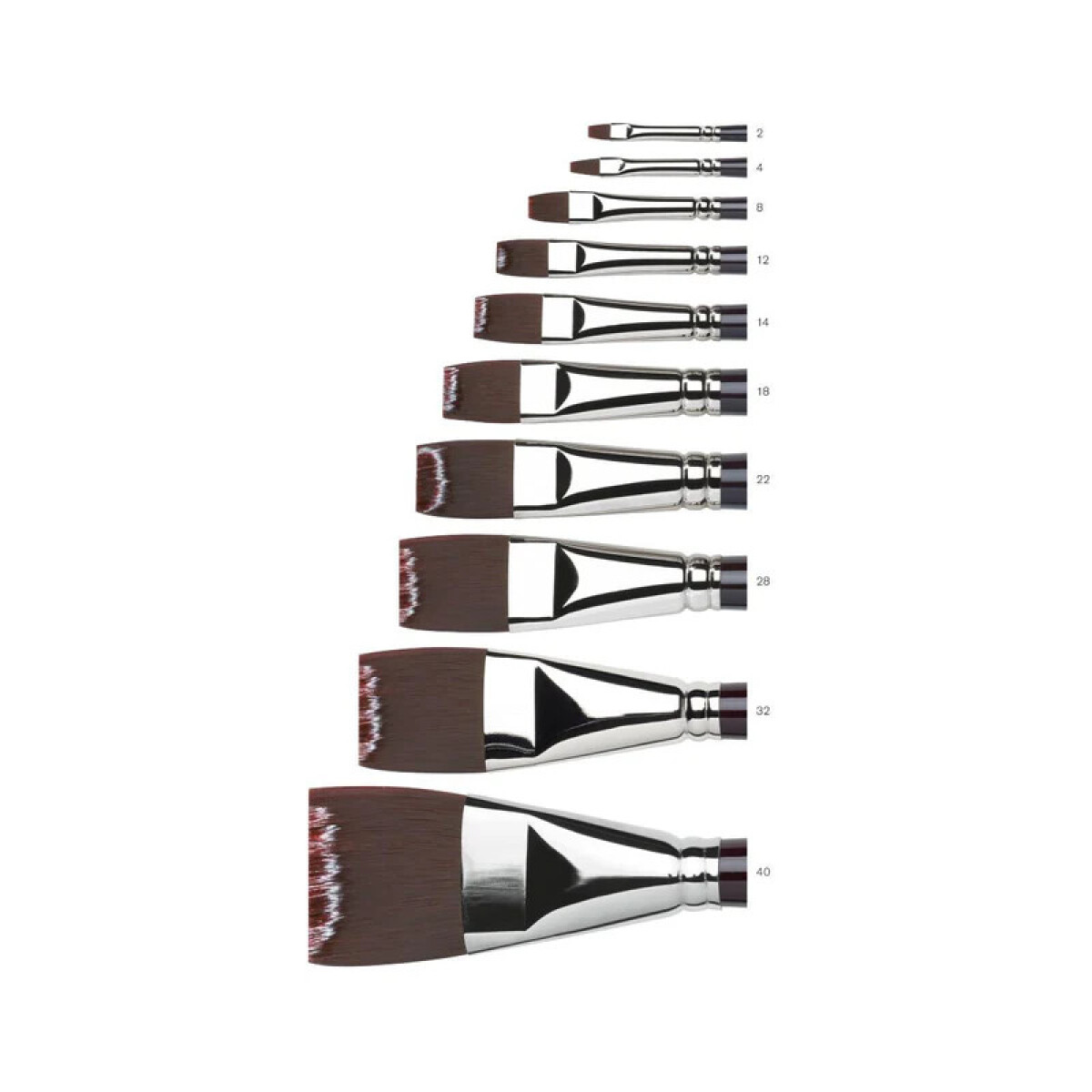 Pincel Winsor & Newton Galeria - Chato - N.18 