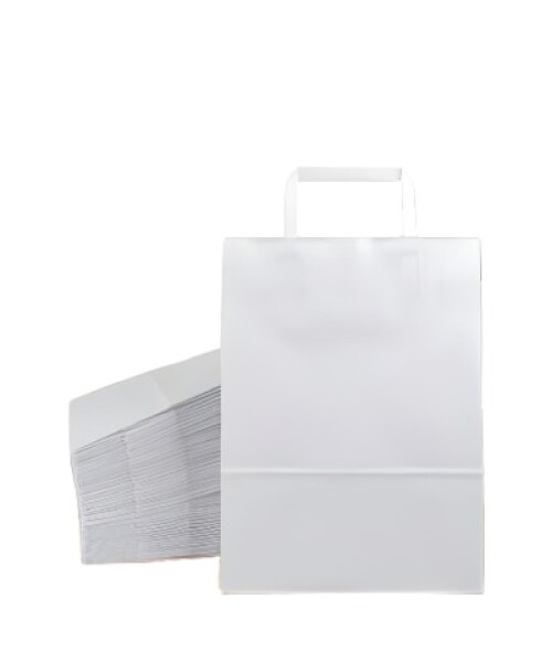 Pack x 20 - bolsa lisa 22x10x30 cm. BLANCO