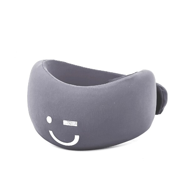 Almohadón de cuello gris