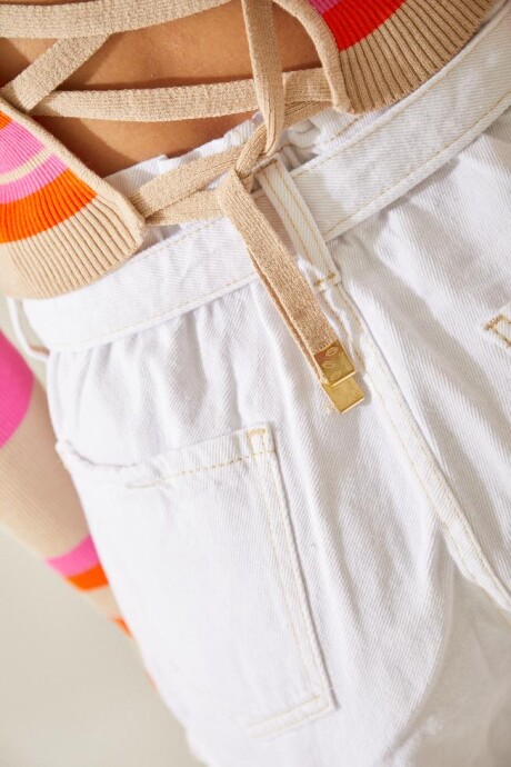 SWEATER BLONDIE BEIGE-FUCSIA