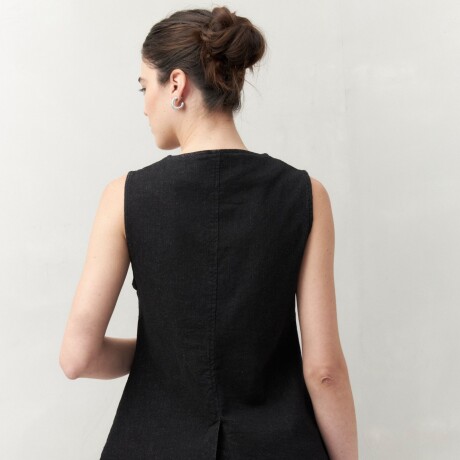 CHALECO ROMAN Negro