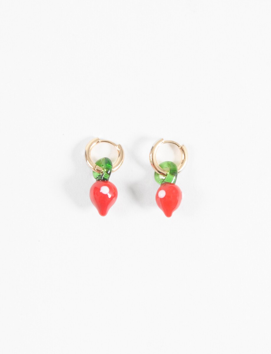 Aros dije fruta - dorado 