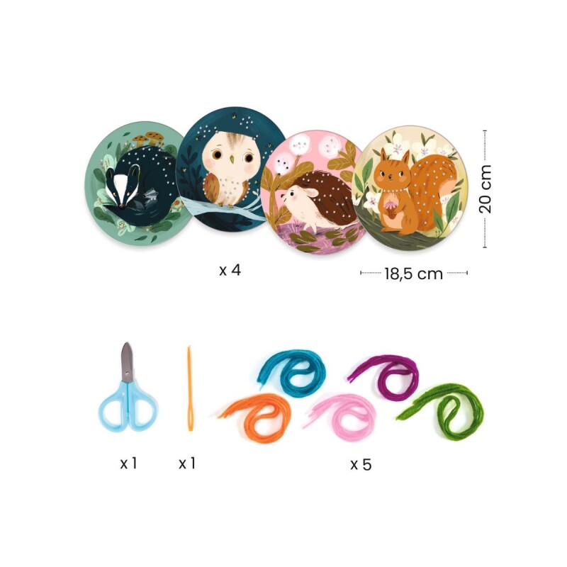 Kit de manualidades para trabajar con lana Kit de manualidades para trabajar con lana