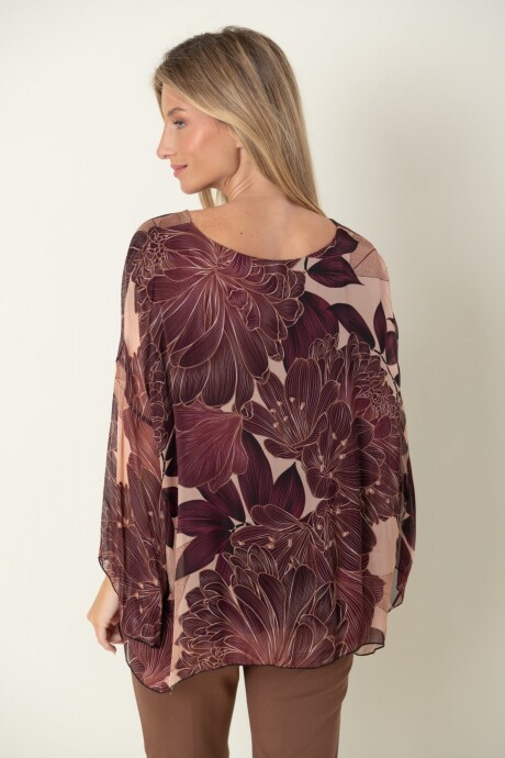 BLUSA ANDALUSI Magenta