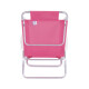 Set X 2 Sillas Summer 6 Posiciones Aluminio ROSADO