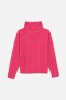 Sweater con estructura de cable - Mujer FUCSIA