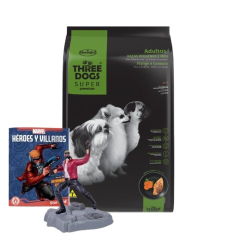 Three Dogs Súper Premium Adulto Raza Peq/Mini 15+2kg Three Dogs Súper Premium Adulto Raza Peq/Mini 15+2kg
