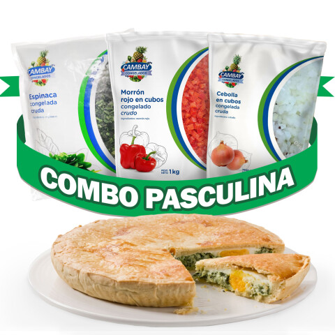 Combo Pascualina - Espinaca 1Kg, Cebolla Picada 1Kg, Morron Picado 1Kg Combo Pascualina - Espinaca 1Kg, Cebolla Picada 1Kg, Morron Picado 1Kg