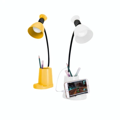LAMPARA DE ESCRITORIO LED CON SOPORTE PARA CELULAR LAMPARA DE ESCRITORIO LED CON SOPORTE PARA CELULAR