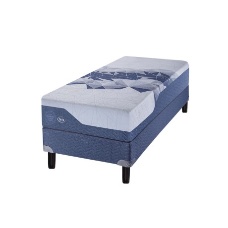 Conjunto Sommier Luisiana - 1 Plaza y media 1.10 x 1.90