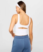 Top PureLuxe Built-In Bra Mujer Classic White