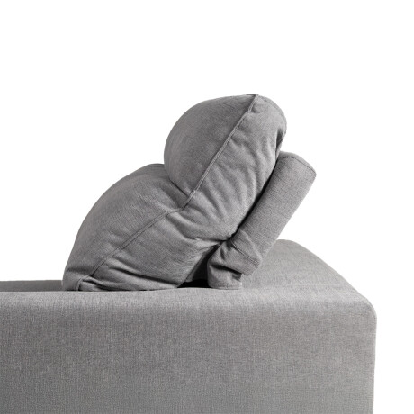 Sofá Austin (Retráctil) - Tela Microfibra - 3 módulos AA-13 (Gris)