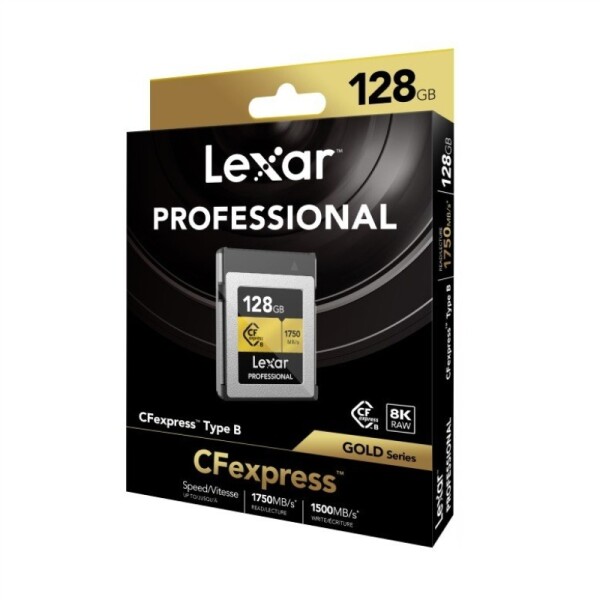 Memoria Cfexpress Lexar Pro 128gb Tipo B Gold Series MEMORIA CFEXPRESS LEXAR PRO 128GB B GOLD