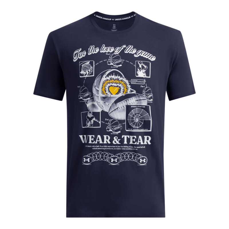 UA M LOVE OF THE GAME SS-BLU BLU-410