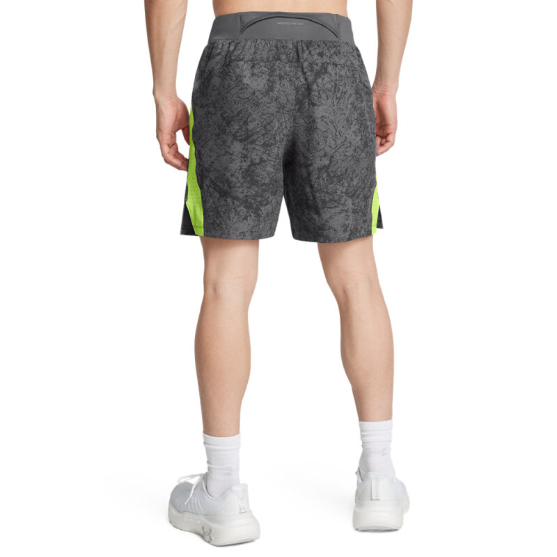 UA LAUNCH PRO 7'' PRTD SHORT-GRY GRY-025
