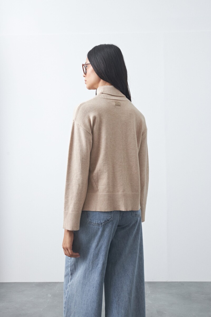 POLERA JAMIRO Beige Melange