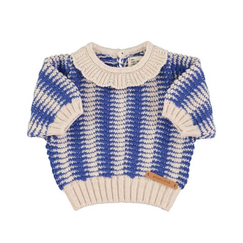 Blusa de hilo cuello con volados Blusa de hilo cuello con volados