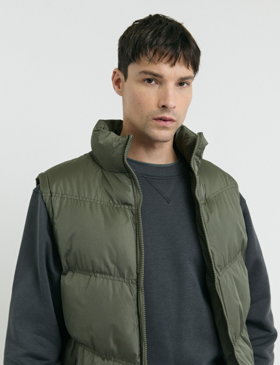 300212 CHALECO HARRINGTON URBAN Verde